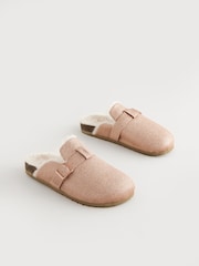 Bath & Body Works Pink Sparkle Cosy Mule Slippers - Image 4 of 9