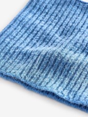 Blue Chunky Rib Snood (1-16yrs) - Image 2 of 2
