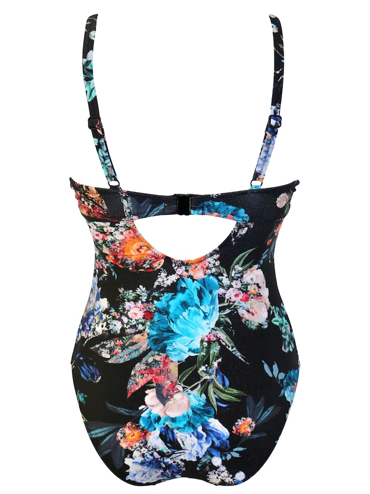 Pour Moi Black Lisbon Underwired Non Padded Swimsuit - Image 4 of 4