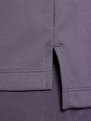 Purple Raisin - Top de manga larga con media cremallera Dri-FIT de Nike - Imagen 6 de 6