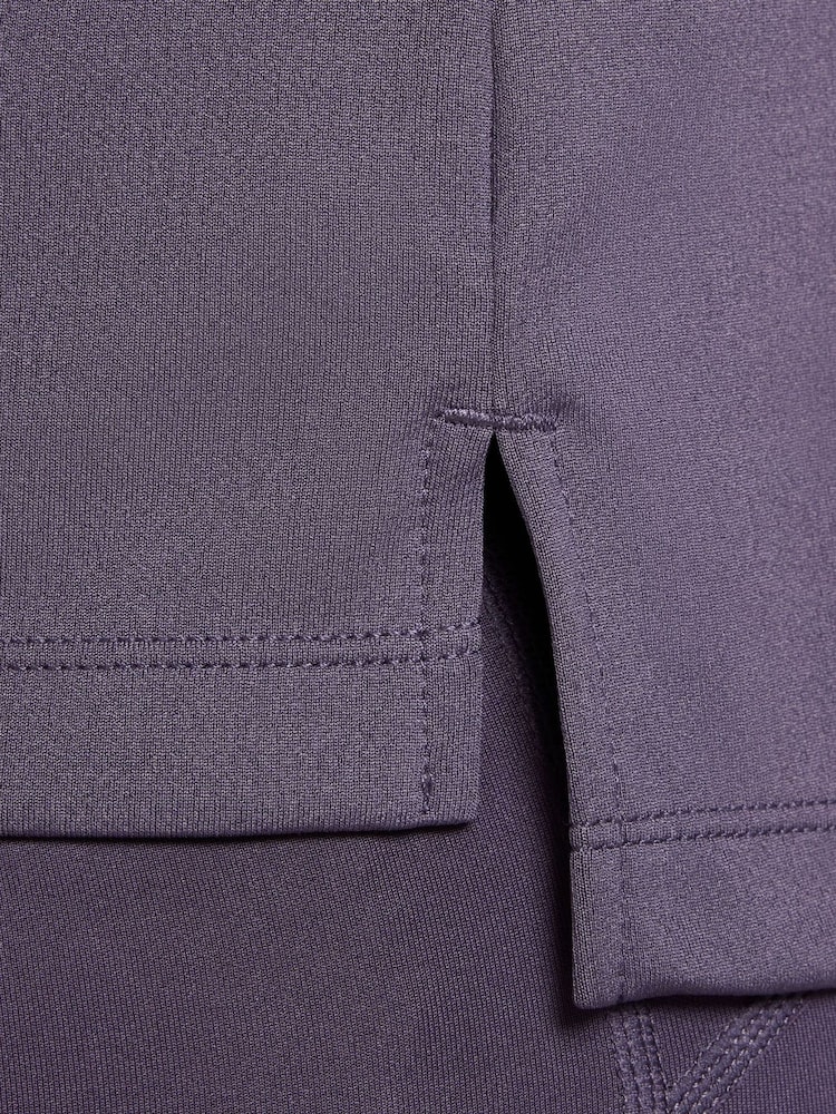 Purple Raisin - Top de manga larga con media cremallera Dri-FIT de Nike - Imagen 6 de 6