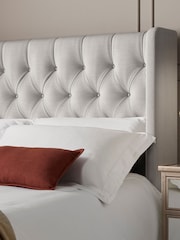 Feather & Black Natural Ives Upholstered End Lift Ottoman Storage Bed - Image 2 of 4