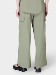 Sweaty Betty Green Summer Stretch Linen Utility Shirt - Image 2 of 8