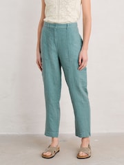 Seasalt Cornwall Light Blue Rock Pipit Trousers - Image 1 of 5