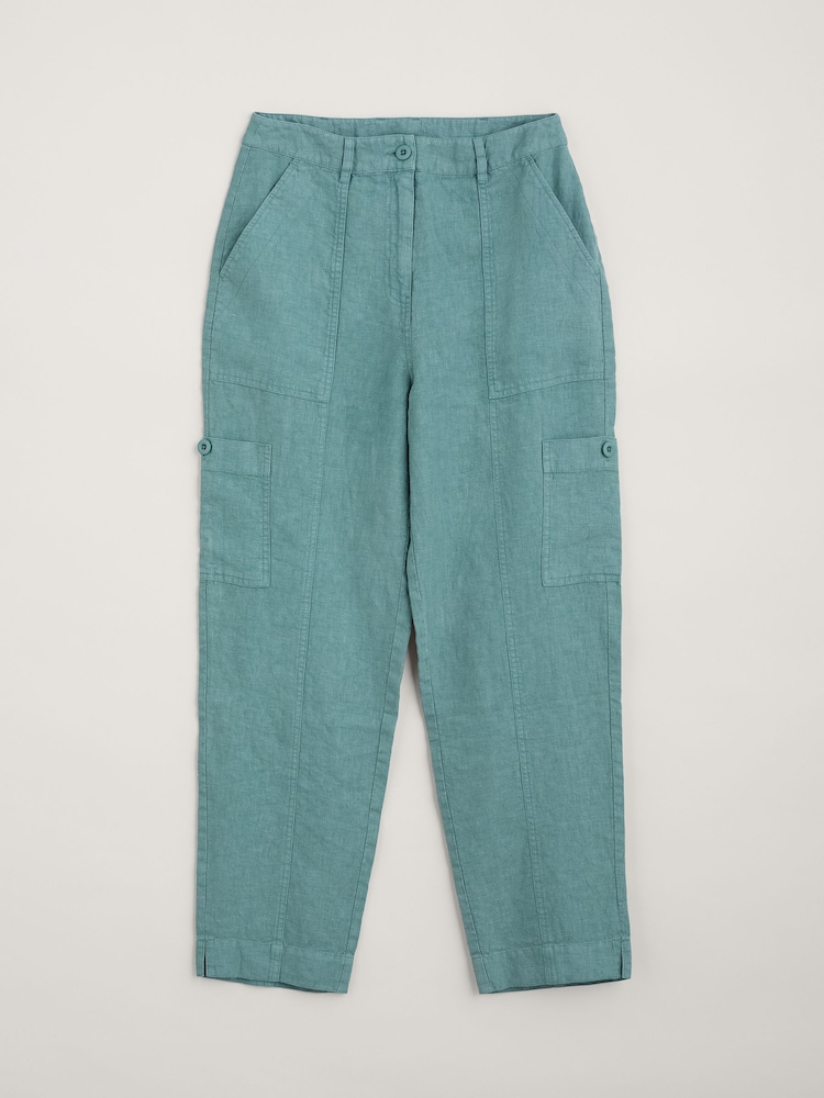 Seasalt Cornwall Light Blue Rock Pipit Trousers - Image 4 of 5