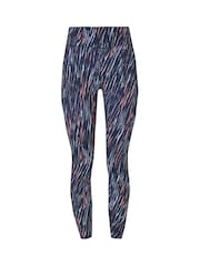 modra Ripple barvano s prevezovanjem potisk; vzorec - Sweaty Betty Aerial Core Workout Leggings - Slika 9 iz 9