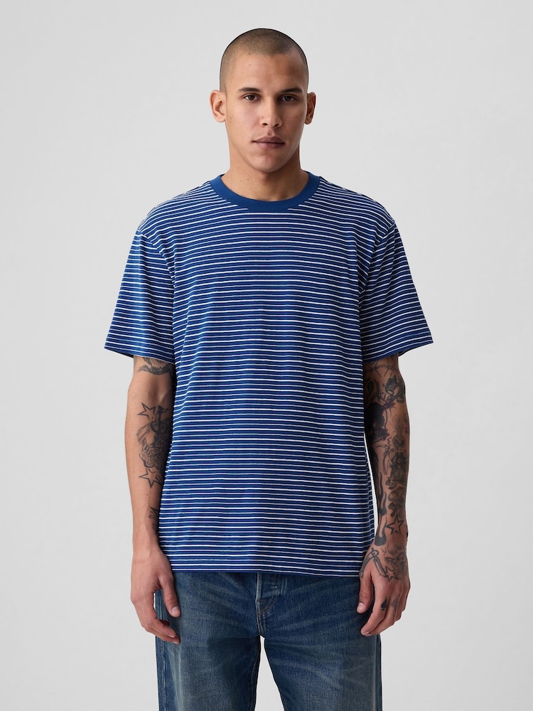 Gap Blue Crew Neck Short Sleeve T-Shirt - Image 1 of 4