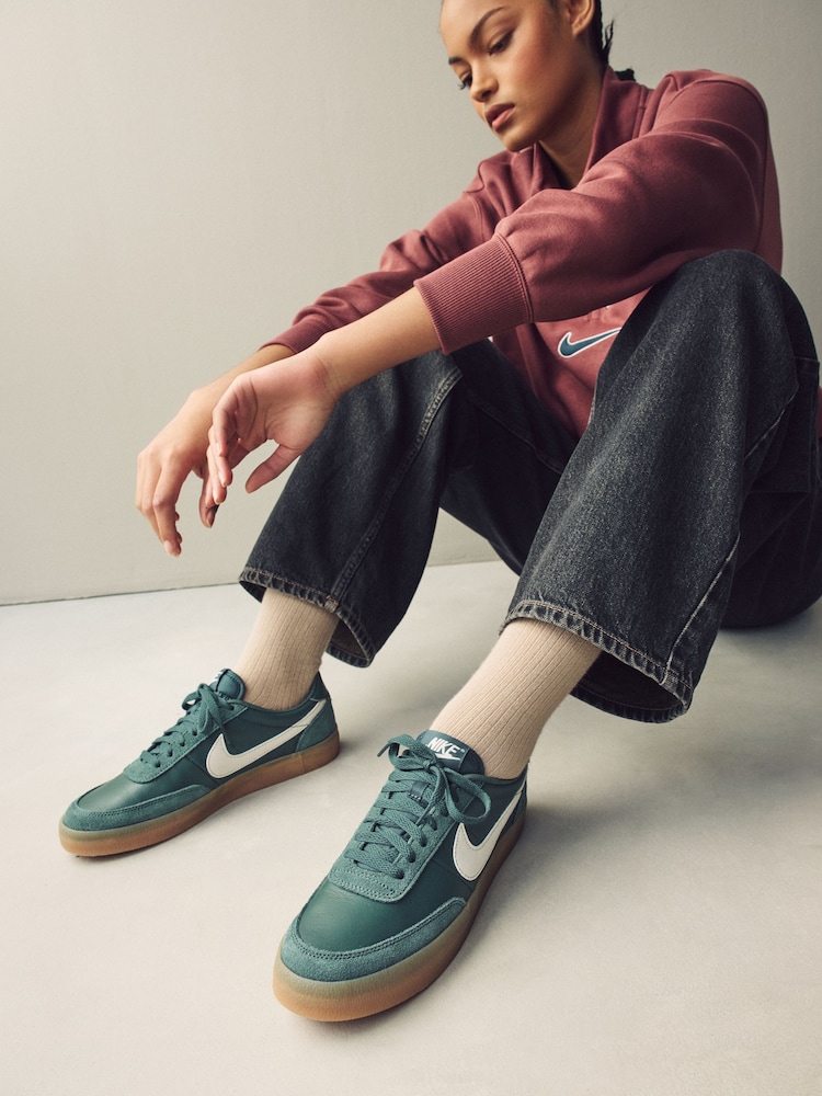 Nike Dark Blue Killshot 2 Leather Gum Sole Trainers - Image 2 of 12