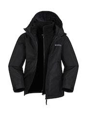 Mountain Warehouse Black Kids Fell 3-In-1 Water Resistant Jacket - Image 1 of 5