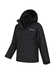 Mountain Warehouse Black Kids Fell 3-In-1 Water Resistant Jacket - Image 2 of 5