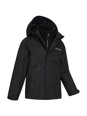 Mountain Warehouse Black Kids Fell 3-In-1 Water Resistant Jacket - Image 3 of 5