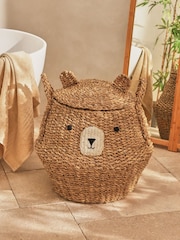 Natural Bear Laundry Hamper - Image 1 of 4