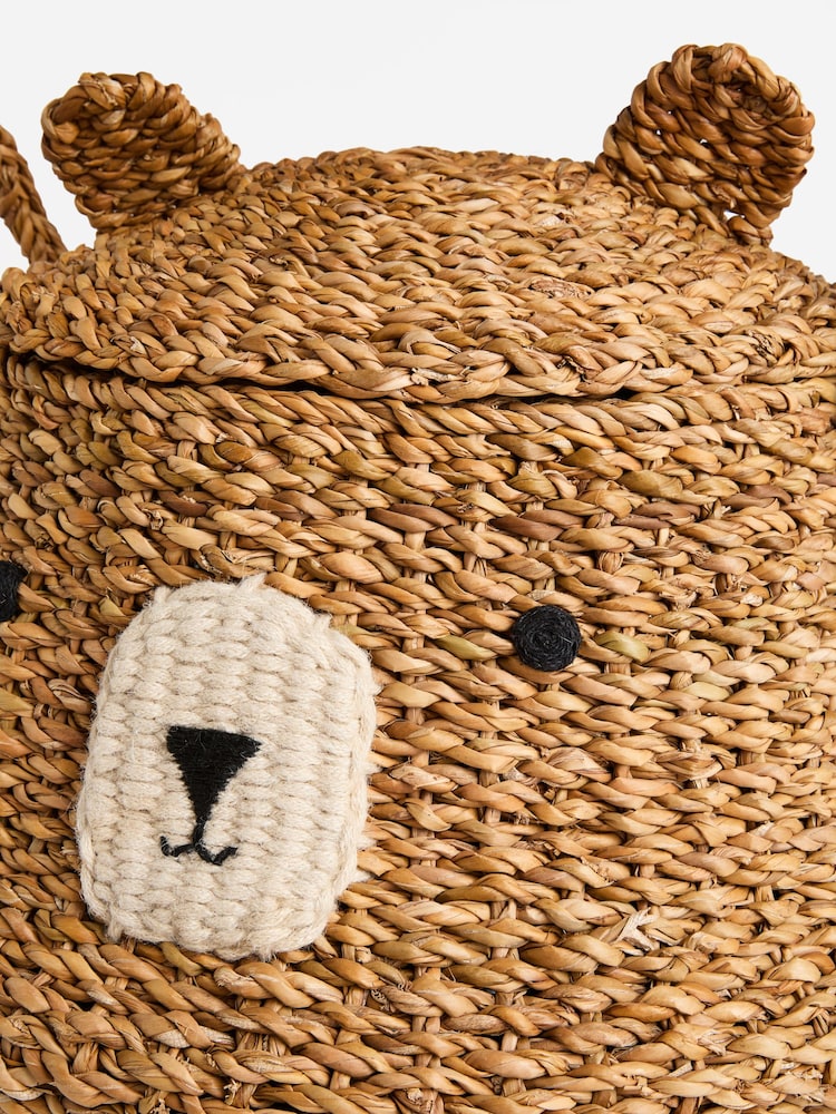 Natural Bear Laundry Hamper - Image 4 of 4