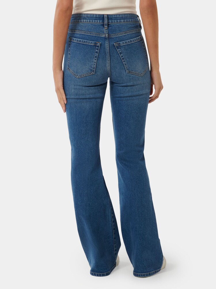 Forever New Blue Kira Relaxed Flare Jeans - Image 2 of 5 Forever New Blue Kira Relaxed Flare Jeans - Image 2 of 5