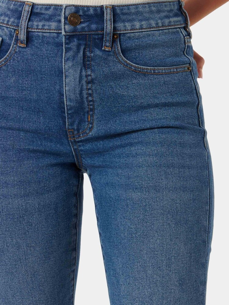 Forever New Blue Kira Relaxed Flare Jeans - Image 5 of 5