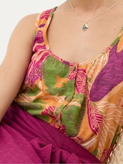 FatFace Flora Orange Tropical Vest - Image 3 of 4