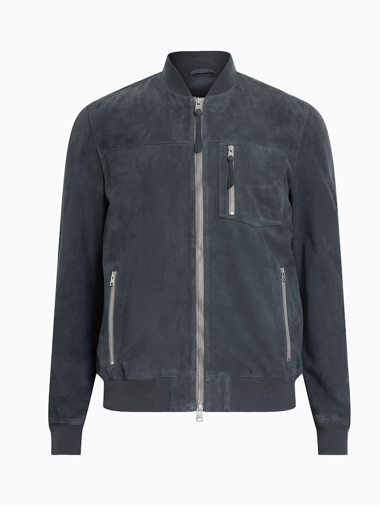 Blau - Allsaints Kairo Bomberjacke - Bild 5 von 5