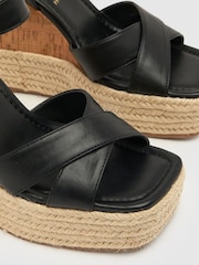 Schuh Valley Cork Espadrille Wedges - Image 3 of 4