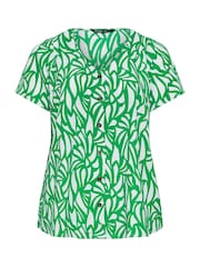 Yours Curve Green Button Blouse - Image 5 of 5