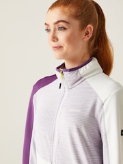 Regatta Purple Womens Yare IX Full Zip Fleece Jacket - Image 4 of 7
