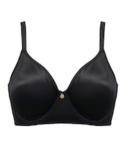 Pour Moi Black Effortless Non Padded Underwired Minimiser Bra - Image 3 of 5