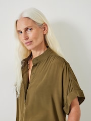 Braun - Hush Anika Kurzärmelige Bluse - Bild 4 von 5