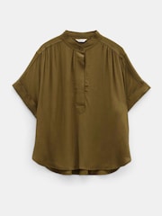 Braun - Hush Anika Kurzärmelige Bluse - Bild 5 von 5