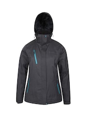 Mountain Warehouse Black Bracken Extreme Womens 3-in-1 Waterproof Jacket - Image 3 of 4