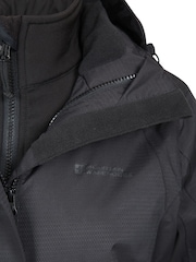 Mountain Warehouse Black Bracken Extreme Womens 3-in-1 Waterproof Jacket - Image 4 of 4