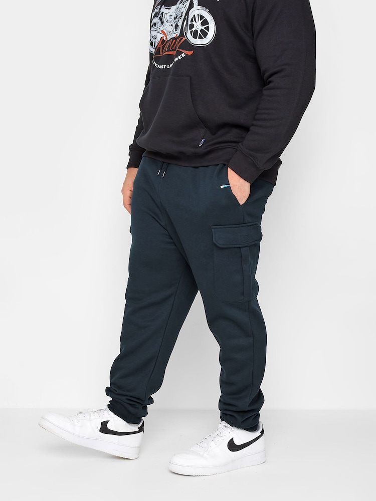 BadRhino Big & Tall Blue Cargo Joggers - Image 1 of 6