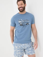 FatFace Blue VW Photo T-Shirt - Image 1 of 6
