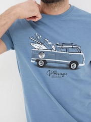 FatFace Blue VW Photo T-Shirt - Image 4 of 6