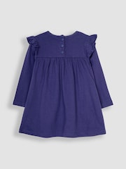 JoJo Maman Bébé Navy Blue Unicorn Appliqué Pretty Tunic - Image 2 of 4