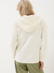 FatFace Layla Natural Zip Through Hoodie - Image 3 of 5