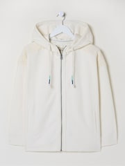 FatFace Layla Natural Zip Through Hoodie - Image 5 of 5