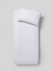 White Christmas Fitted 100% Cotton Sheet - Image 3 of 4