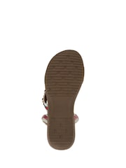 Pavers White Triple-Strapped Mules - Image 5 of 5