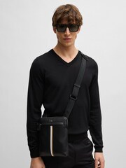 BOSS Black Signature Stripe Envelope Bag - Image 1 of 8