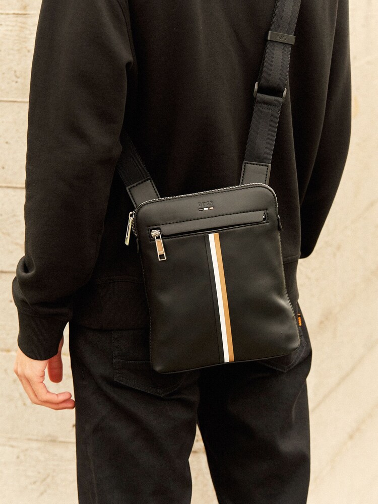 BOSS Black Signature Stripe Envelope Bag - Image 2 of 8