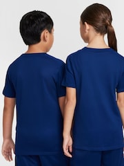 Nike Blue Dri-FIT CR7 Academy Training T-Shirt - Image 2 of 9