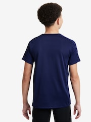 Nike Blue Dri-FIT CR7 Academy Training T-Shirt - Image 7 of 9