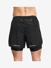 Nike Black Dri-FIT Stride Running Division 5 inch 2 in 1 Running Shorts - Image 2 of 5