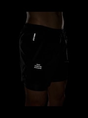 Nike Black Dri-FIT Stride Running Division 5 inch 2 in 1 Running Shorts - Image 5 of 5