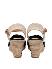 Dunlop Black Wedges Open Toe Sandals - Image 3 of 4