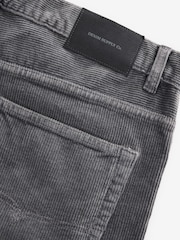 Grey Mid Regular Fit Corduroy 5 Pocket Trousers - Image 10 of 12