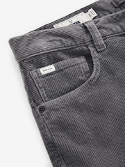 Grey Mid Regular Fit Corduroy 5 Pocket Trousers - Image 11 of 12