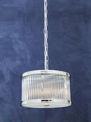 Interiors by Premier Silver Kensington Townhouse 5 Bulb Pendant Light - Image 1 of 4