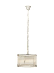 Interiors by Premier Silver Kensington Townhouse 5 Bulb Pendant Light - Image 3 of 4
