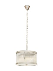 Interiors by Premier Silver Kensington Townhouse 5 Bulb Pendant Light - Image 4 of 4