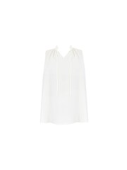 Live Unlimited White Curve Ruffle Neck Blouse - Image 4 of 4